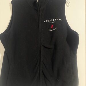 Pendleton Black Vest with Red Logo